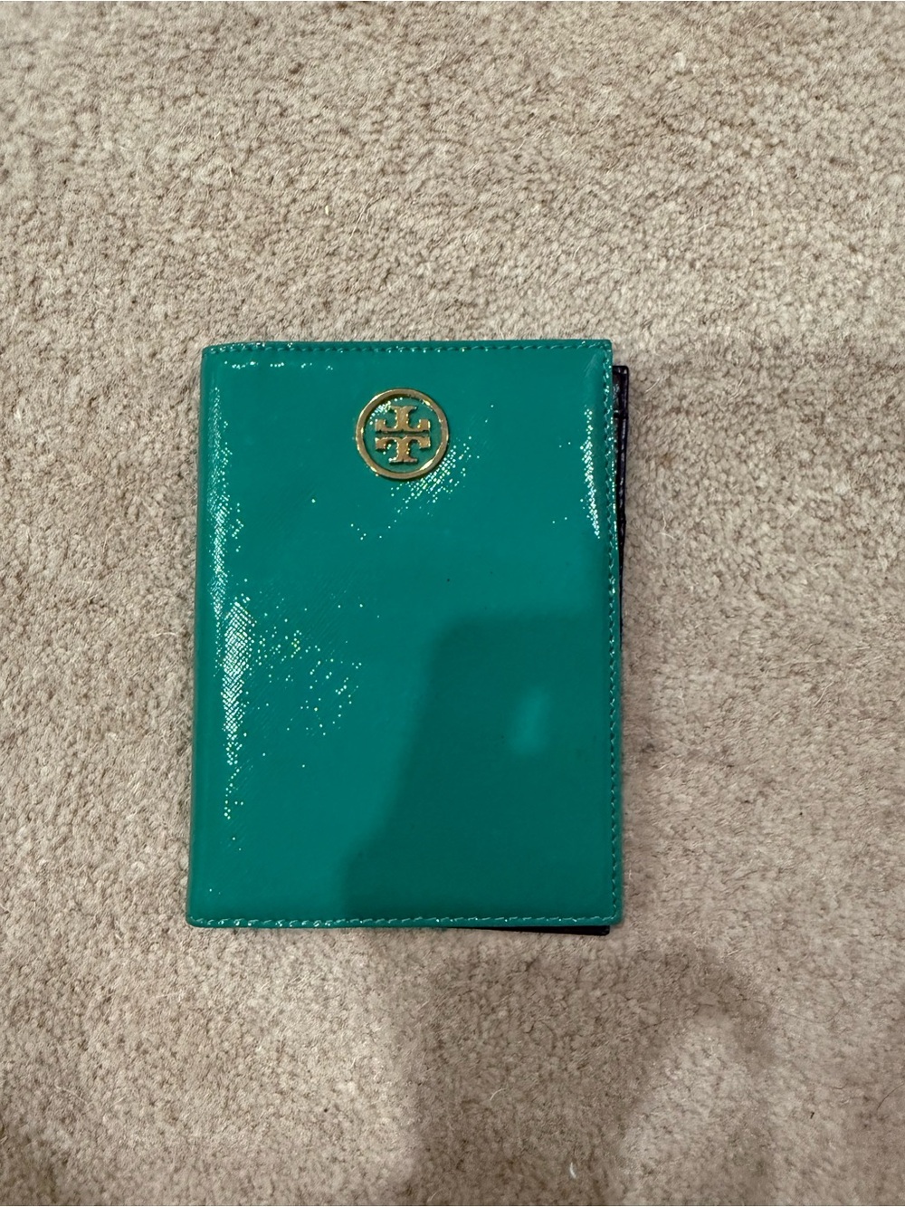 Tory Burch Black Leather passport holder Holder